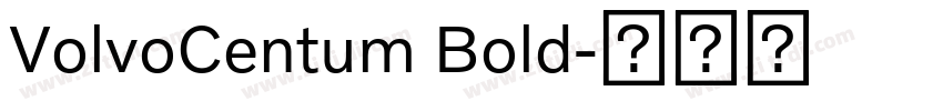 VolvoCentum Bold字体转换